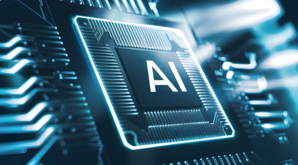 AI晶片算力需求主題視覺：呈現訓練與推論的算力需求結構差異